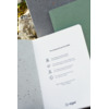 Notizbuch ca.A5 50Blatt 100 g/m&sup2; kariert hellgrau   vegan Softcover SIGEL RU100 Produktbild Detaildarstellung 3 S