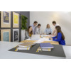 Notizbuch ca. A5 88Blatt 80 g/m&sup2; liniert hellgrau   linescape Hardcover SIGEL LS101 Produktbild Anwendungsdarstellung S