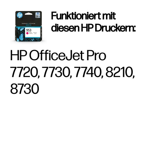 Inkjetpatrone Nr.953 magenta HP F6U13AE Produktbild Detaildarstellung 1 XL