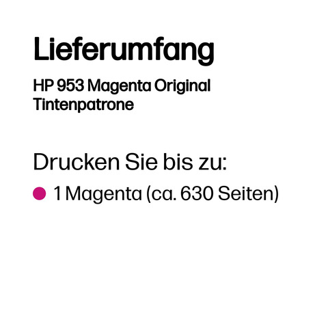 Inkjetpatrone Nr.953 magenta HP F6U13AE Produktbild Detaildarstellung 2 XL