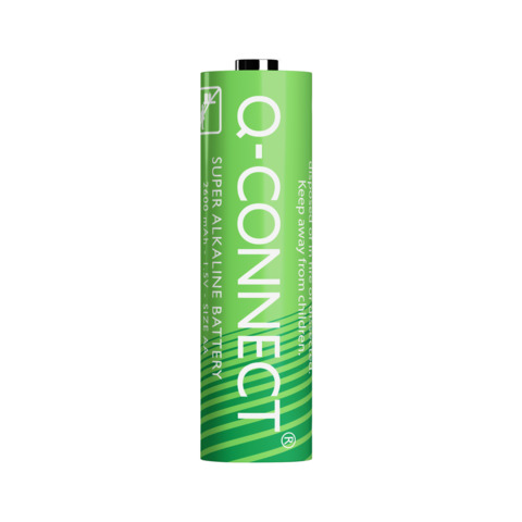 Batterie AA/LR6 20ST Nordic Swan gr&uuml;n Q-CONNECT KF11511 Produktbild Einzelbild 3 XL