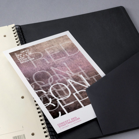 Collegeblock ca. A5 liniert schwarz   ohne Register Hardcover SIGEL CO823 Produktbild Detaildarstellung 3 XL