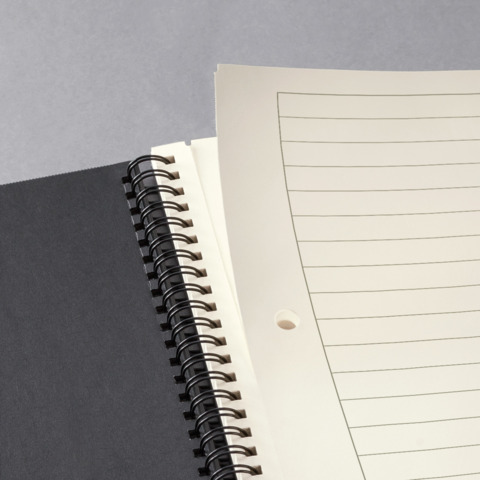 Collegeblock ca. A5 liniert schwarz   ohne Register Hardcover SIGEL CO823 Produktbild Detaildarstellung 1 XL