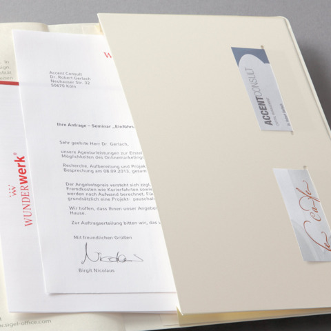 Notizbuch A4 liniert schwarz   Hardcover SIGEL CO112 Produktbild Detaildarstellung 4 XL