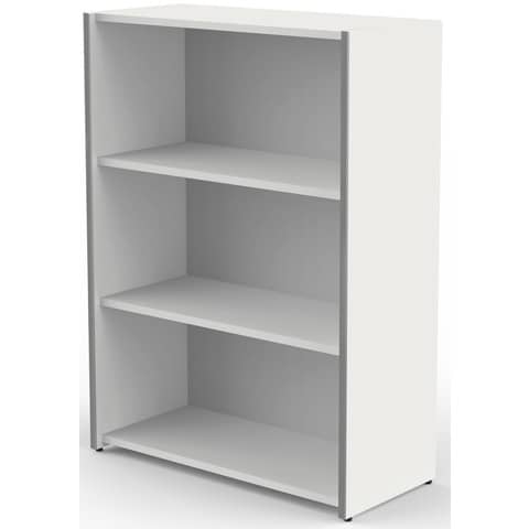 Regal 3 Fachböden breit weiß Holz KERKMANN 13445310
